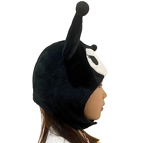 Sanrio Kuromi Fluffy Kids Beanie Cap Soft Warm Winter Head wear Black3