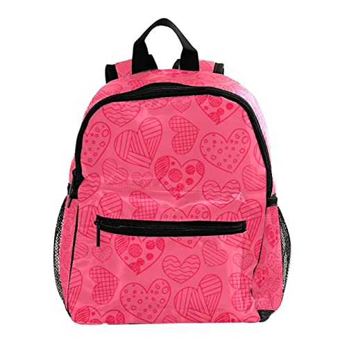 Sac à dos pour enfants 30,5 cm - Joli sac de voyage mixte motifs cœurs
