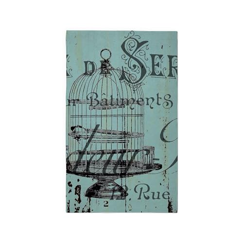 CafePress French Scripts Vintage Rug