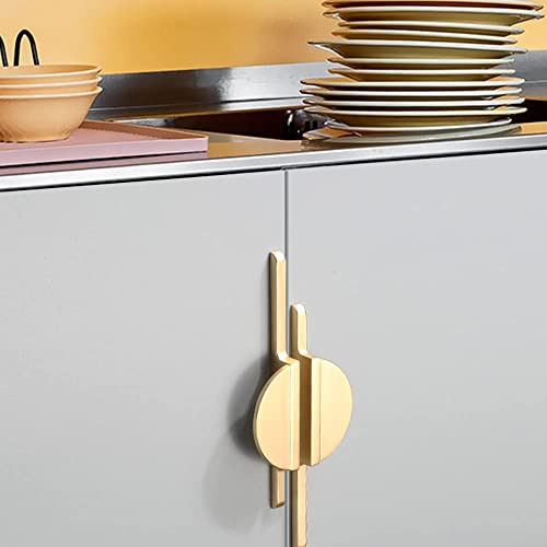 Wotendy 2 Pack Gold Cabinet Handles 288MM, Brushed Kitchen Cupboard Handles Zinc Alloy Drawer Pulls Wardrobe Pulls - Image 3