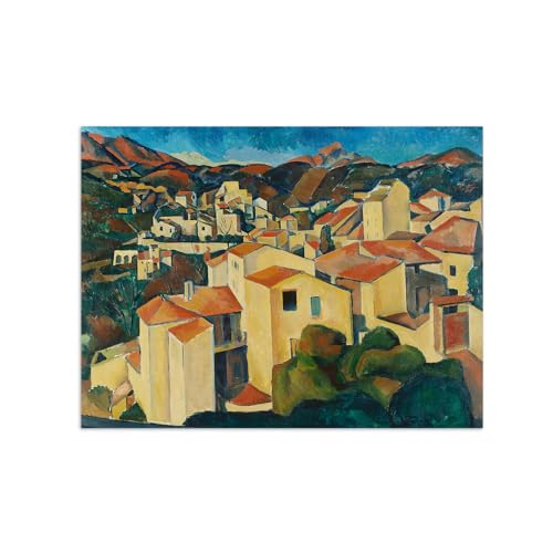 Tableau André Derain décoration murale salon Vue de Cagnes