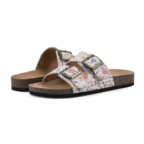 Image of WHITE MOUNTAIN Kids Girls' Helga Slide Footbed Sandal