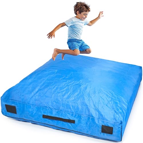 Kids Sensory Crash Pad, 5x5ft or 3x4ft, Foam Landing Mat