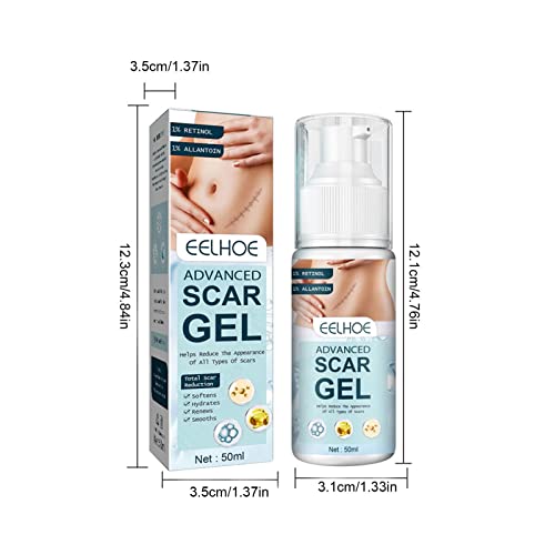 2 Pcs Gel Cicatriz Avançado - Gel Hidratante e Nutritivo para Cicatrizes | Creme de cicatriz removed