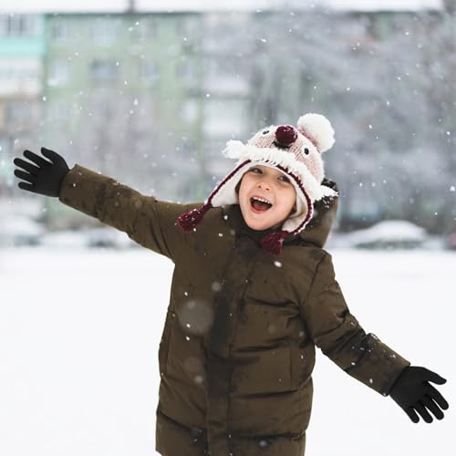 Image of ONESING 6 Pair Baby Gloves Toddler Gloves Toddler Winter Gloves Kids Gloves Winter Stretchy Knit Gloves for Kids Boys Girls