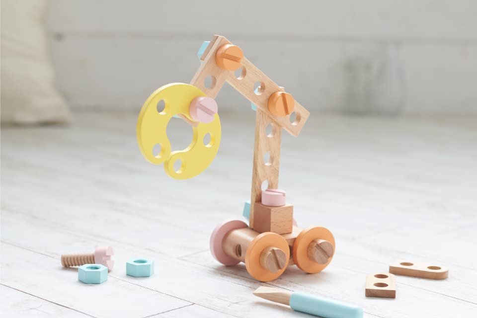 Amazon.co.jp: ニチガン NICHIGAN ねじってDIYセット 知育玩具