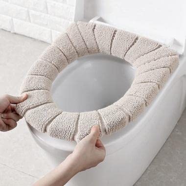 SOULMOTO-Washable Soft Warmer Toilet Seat Cover|PCS-1|Toilet Seat Cushion Mat|Toilet Seat Lid Cover Pads|Easy Installation & Cleaning (multicolour)-western seat (B0BPYDK2KY) Amazon Price History, Amazon Price Tracker