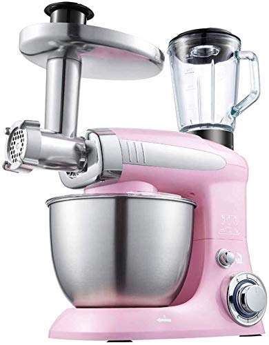 MOSHUO Kuchenmixer Standmixer Automatische Multifunktions-Küchenmaschine mit Neigekopf 4L Chefmaschine Home Egg Beater…