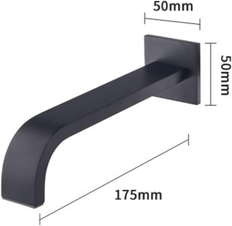 Wall Mounted Bath Spout Bathtub Faucet Spout Wall Mounted Bath Filler Spout Bath Tap Bathtub Faucet Spout Extra Long Spout Filler