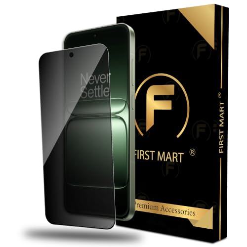 Image of FIRST MART Privacy Tempered Glass for OnePlus 13s & OnePlus 13T | Anti-Spy Screen Protector, Edge-to-Edge 9H Scratch Protection, Case-Friendly | Pack of 1