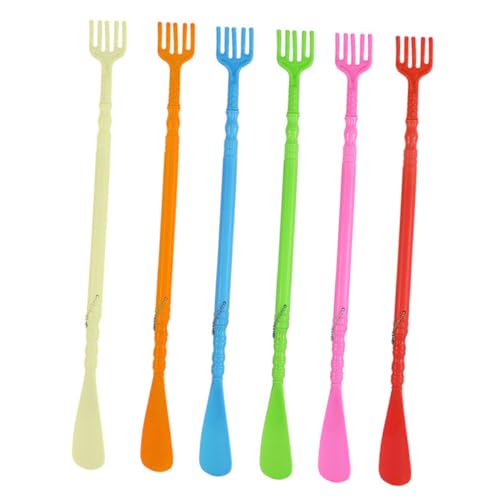 Ipetboom 6 piezas Calzadores Prácticos con Masajeador Espalda Diseño Duradero para Facilitar Calzarse