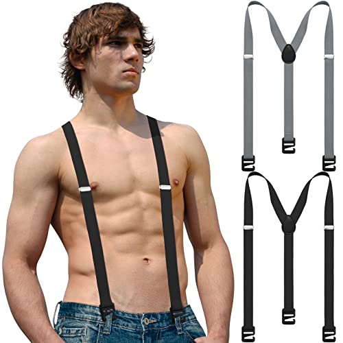 Image of Janmercy 2 Pcs Hidden Suspender for Men, Y- Back
