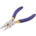 BENECREAT 6 in 1 Bail Jewelry Making Pliers Wire Bending Pliers Looping Pliers with Non-slip Comfort Grip Handle for 3mm to 10mm Loops and Jump Rings