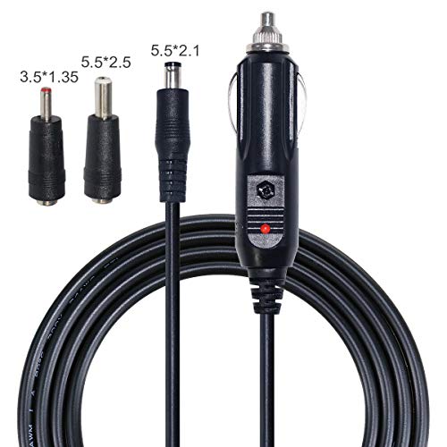 Sparking Dc 5.5 X 2.1Mm Car Charger Power Supply Cord - 12V -24V 4Ft Cigarette Lighter Male Plug To Dc Connector 5.5 X 2.1Mm Cable #TOP1