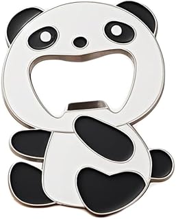 Magnetic Panda-Shaped Bottle Opener for Fridge Zinc Alloy Mini Beer Soda Opener Cute Kitchen Decor & Practical Tool for Home, Parties