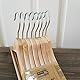 IKEA 8-er Set Holz-Kleiderbügel BUMERANG geschwungene Kleiderbügel aus Massivholz - Breite 43 cm - Stärke 14 mm
