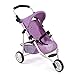 Bayer Chic 2000 612 35 Jogging Buggy Lola, Puppenwagen, Melange Flieder, Lila