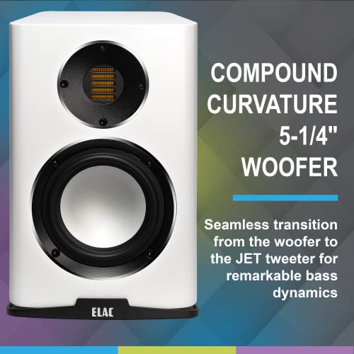 Elac Carina BS243.4 – Paire d’enceintes d’étagère – Blanc satiné - Les Beatles, Paul McCartney, John Lennon, RIngo Starr, George Harrison Elac Carina BS243.4 – Paire d'enceintes d'étagère – Blanc satiné – Image 4