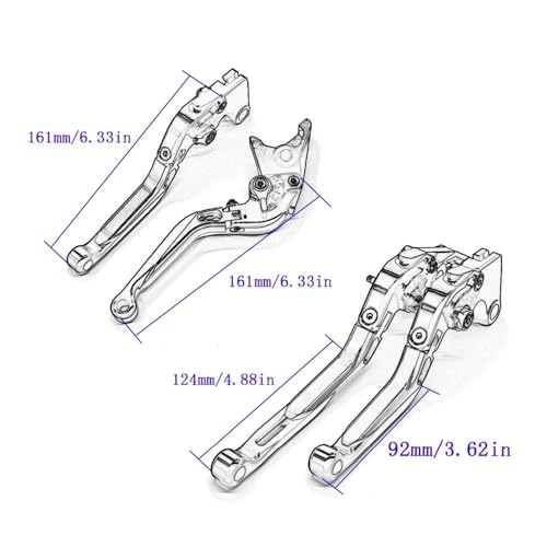 Levier d'embrayage cassé ? Commandes pliables pour Keeway RKF 125 moto