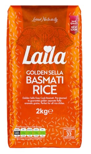 Laila Golden Sella Basmati Rice 2 kg