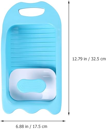 Miniatura 2 de DOITOOL Lavabo para lavar a mano ropa, mini tabla de lavado a mano Tabla de lavado de plástico antideslizante Lavabo de limpieza