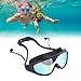 HERCHR Swim Goggles, Professional Wide View Swimming Goggles No Leaking Anti Fog Diving Glasses with Earplugs Bag for Adult Women Men