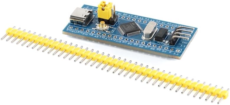 JESSINIE GD32F103C8T6 ARM Core Development Board with included pin headers.