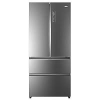 Haier Combinazione frigo-congelatore HB18FGSAAA, frontale in vetro di design