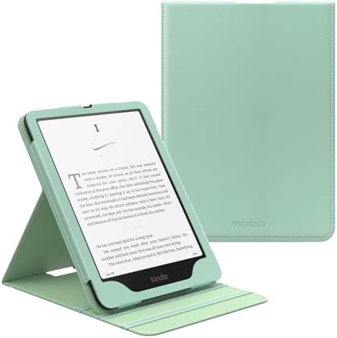 MoKo Case for 7/6.8" Kindle Paperwhite 12/11th Gen &ColorsoftAgave Green
