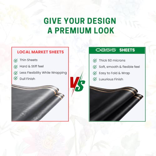 Image of Oasis - 20 Sheets Korean Style Waterproof Premium Bouquet Wrapping Sheet (58cm x 58cm, 60 Microns) | Cupid Heart Design, Giftwrap for Flowers & DIY Gift Wrapping Paper For Valentines Day - Red