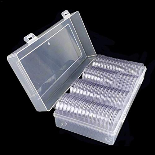 N.R 40 mm Silver Eagles Portamonete Capsule