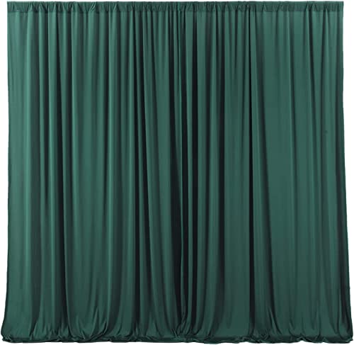 HomeArt 4 Ft. x 12 Ft. Dark Green Backdrop Curtains Panels, Wrinkle Free Polyester Photography Backdrop Drapes, Wedding Party Home Decoration Supplies HomeArt 4 Ft. x 12 Ft. Dark Green Backdrop Curtains Panels, Wrinkle Free Polyester Photography Backdrop Drapes, Wedding Party Home Decoration Supplies