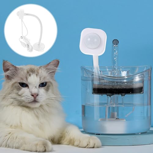 Sensor inteligente de fuente de agua para mascotas con material ABS jojofuny 8