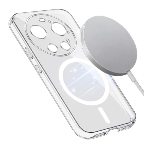 Image of Jkobi Lifetime Anti-Yellow MagSafe Compatible Clear Back Cover Case for Xiaomi 17 Ultra 5G (Sleek Hard Crystal | Shockproof and Camera Protection)