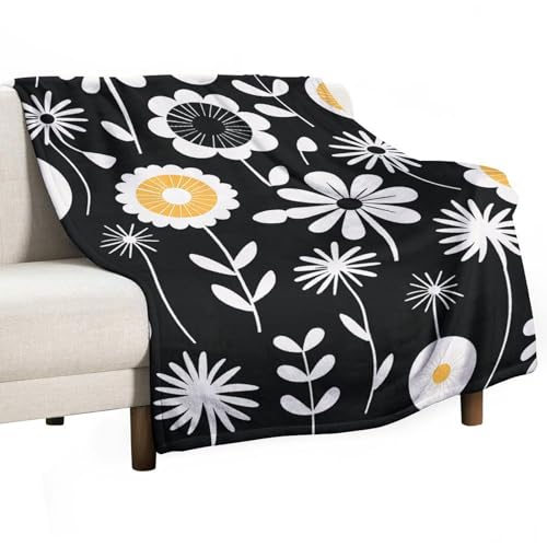 Couverture douce et chaude à fleurs 127x177cm pour canapé - 2
