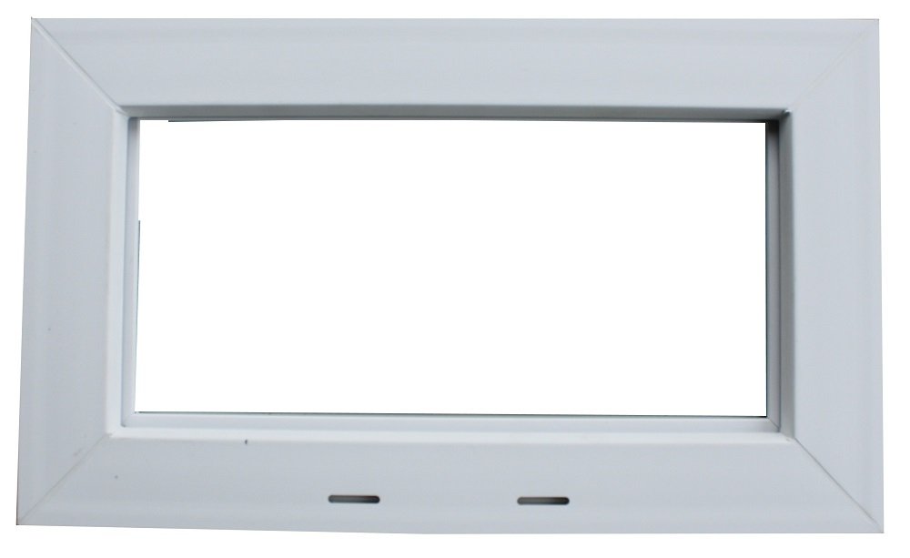 Trobak Kellerfenster weiss 40 x 30 cm Einfachverglasung
