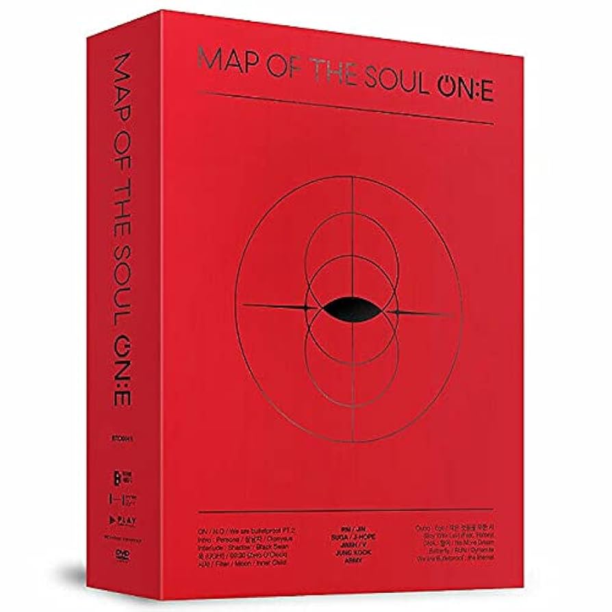 BTS MAP OF THE SOUL ON:E　DVD BTS MAP OF THE SOUL ONE DVD Full Set 3disks Jungkook