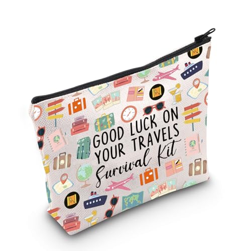 MYSOMY Good Luck Travel Makeup Bag - Survival Kit Cosmetic Souvenir Gift, Good Luck Bag3