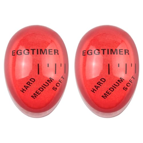 CENPEK 2 temporizadores de Huevos cocidos Que cambian de Color para Desayuno, Cocina, Cocina