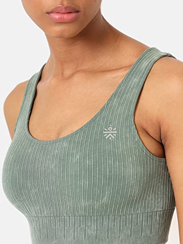 Image of Seamless Sky Sports Bra CS601386S Army-Green S