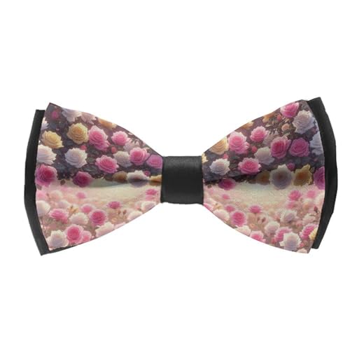 Supdreamc Elegant Wedding Bow Tie, Men’s Pre-Tied Adjustable Banquet Reception Groom Accessories