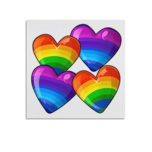 Toile gay Pride abstraite pour salon et chambre moderne