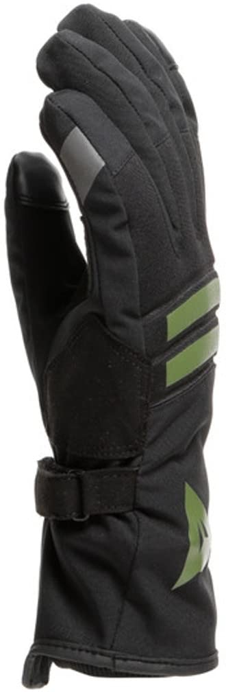 Dainese Plaza 3 Lady D-Dry Gloves, Guantes Moto Transpirables Verano, Mujer, Negro/Bronze-Green, XXS