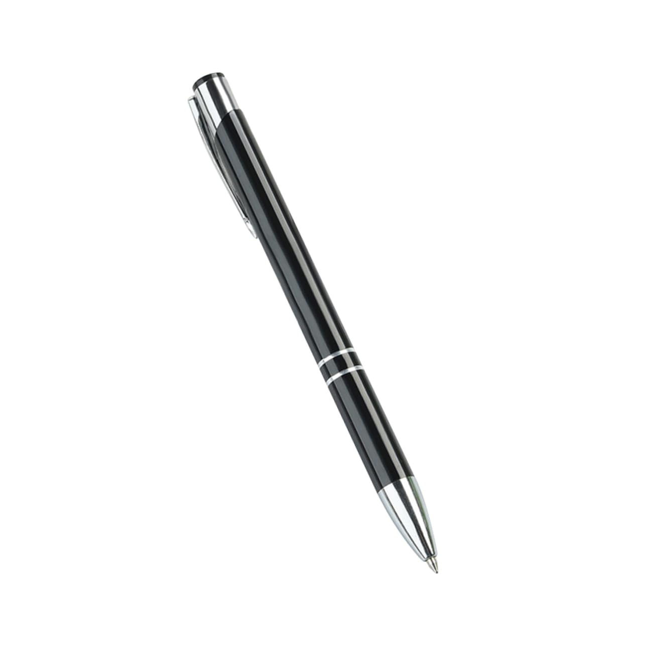 STOBOK 18pezzi Penne Sfera Retrattili Metallo Scrittura Design Elegante Per Scuola e Ufficio Colore Nero Per Professionisti e Studenti