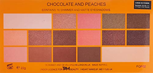 Makeup Revolution I Heart Revolution Eyeshadow Palette, Chocolate And Peaches #TOP2