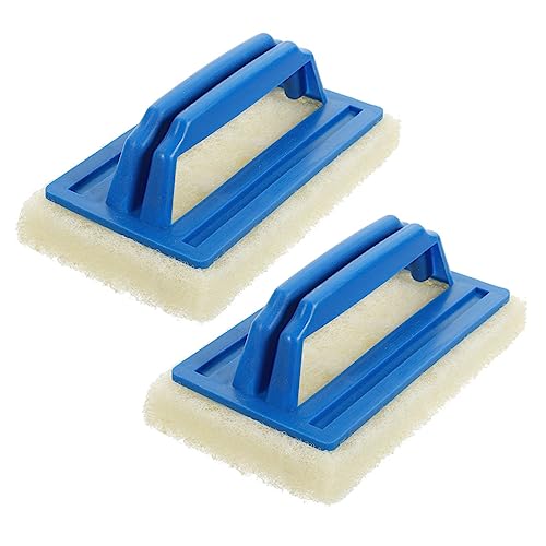 Holibanna 2Piezas Fregador de Mano con Esponja No Limpieza de Bañera y Encimeras Herramientas de Limpieza de Limpieza