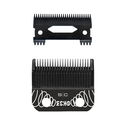StyleCraft Replacement ECHO Fixed DLC Hair Clipper Blade with DLC Deep Tooth Cutter Set
