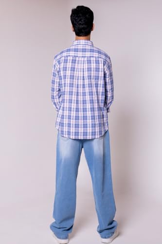 Image of Men's Regular Fit Reversible Checkered Shirt
