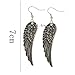 Antique Feather Imixlot Angel Wings Dangle Drop Earrings For Women Lady (Pack Of 1Pairs)