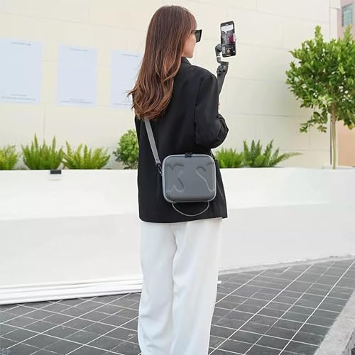 Image of ZORBES Storage Bag for DJI OSMO Mobile 6 Hard Shell Portable Carrying Case with Shoulder Belt for DJI OSMO 6,Accessories Travel Case OM6 Gimbal Stabilizer (Not Included Mobile 6)